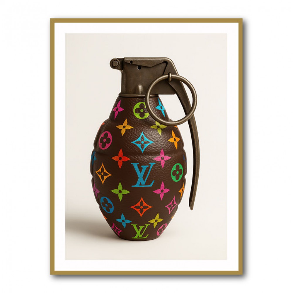 Louis Vuitton Fashion Inspired Grenade 3 Wall Art